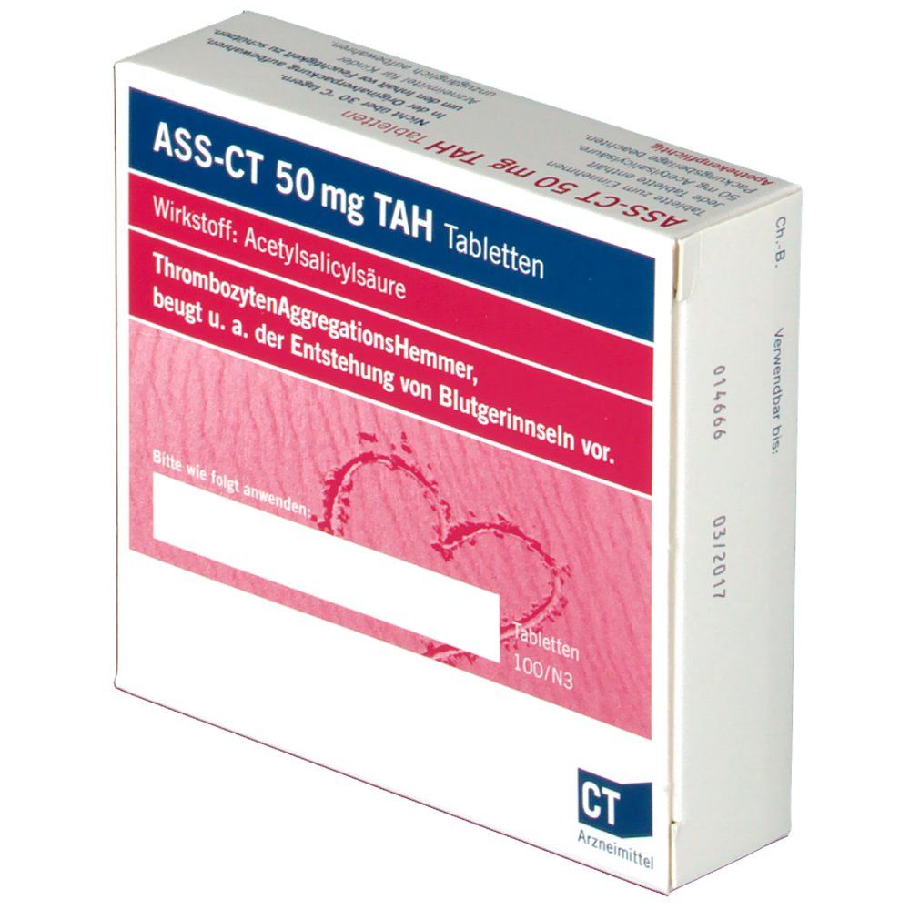 ASS-CT 50 mg TAH Tabletten