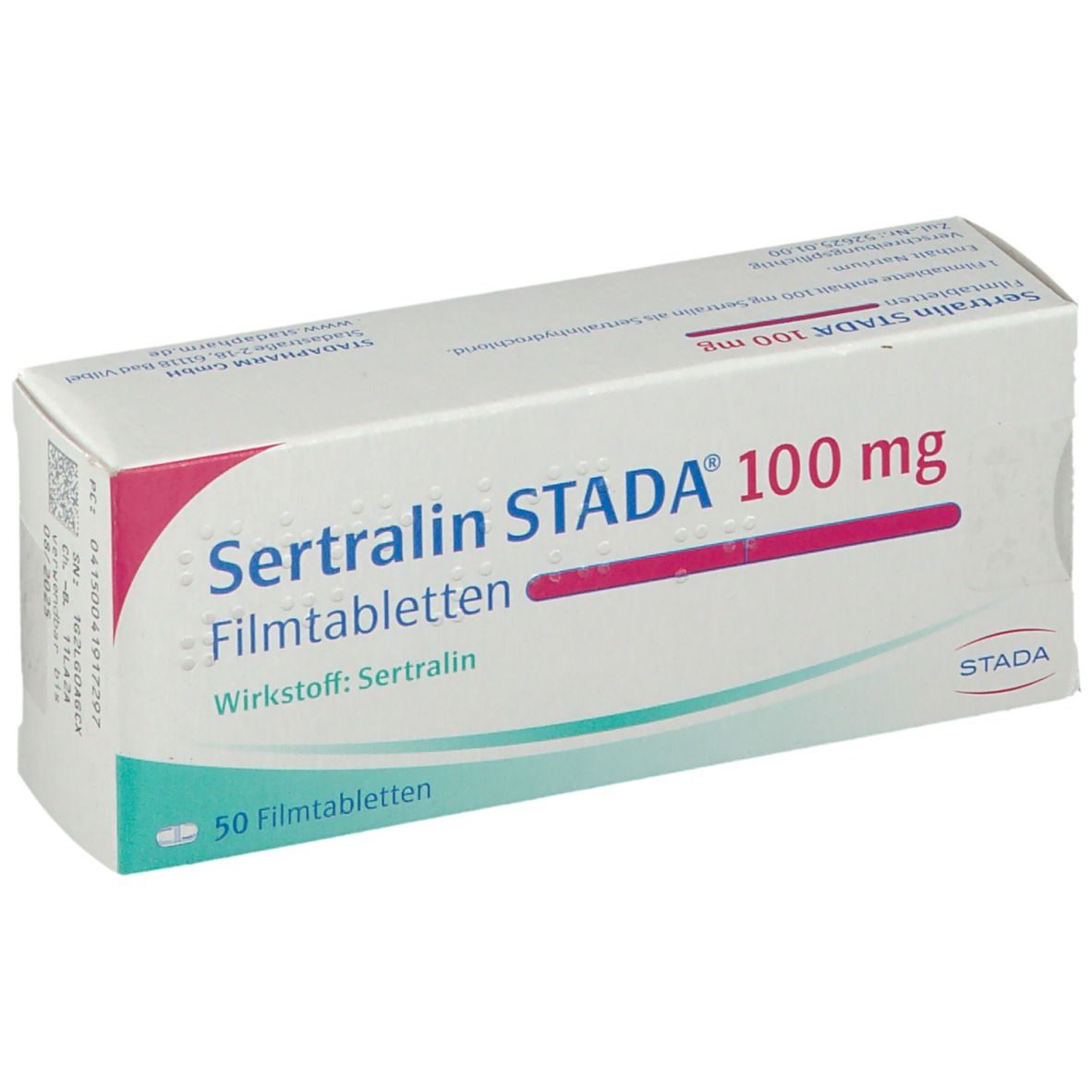 Sertralin STADA® 100 mg 50 St mit dem E-Rezept kaufen - Shop Apotheke