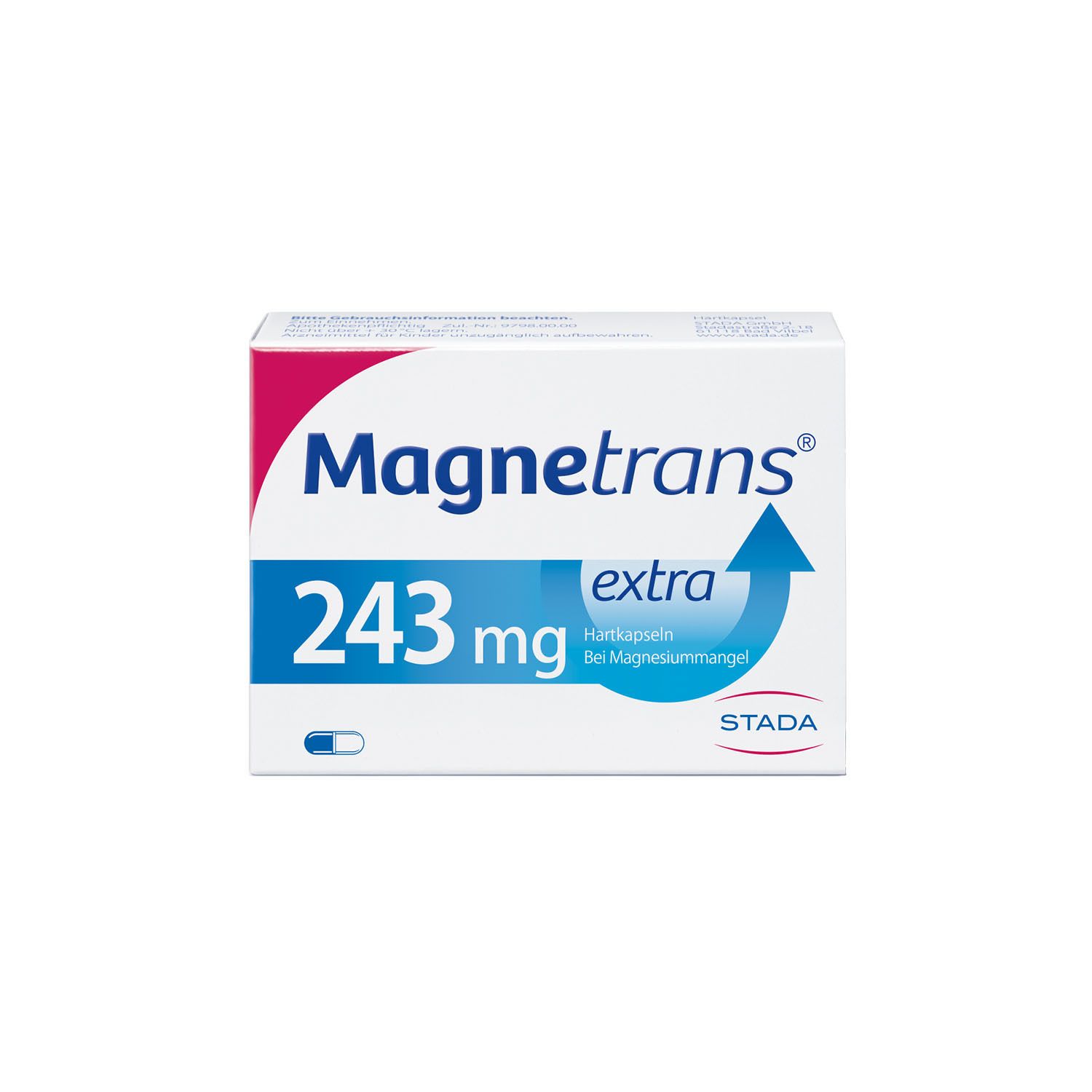 Magnetrans® extra 243 mg - Magnesiumkapseln für eine schnelle Hilfe bei Muskel- und Wadenkrämpfen bei nachgewiesenem Magnesiummangel