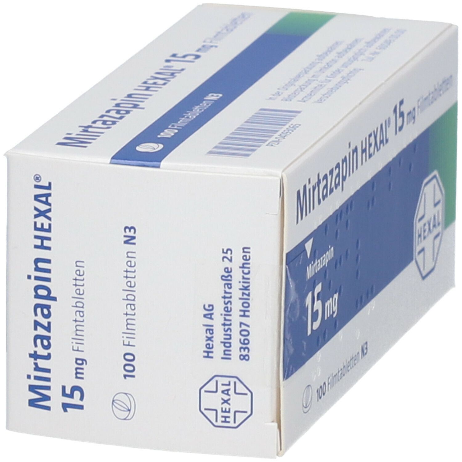 Mirtazapin Hexal 15 mg Filmtabletten 100 St