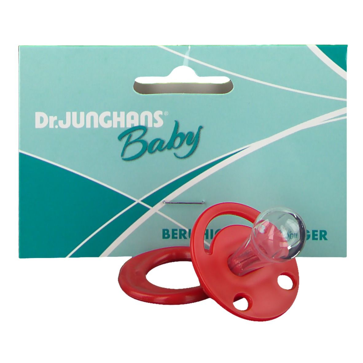 Dr. Junghans® Beruhigungssauger kirschform Universal Silikon rot