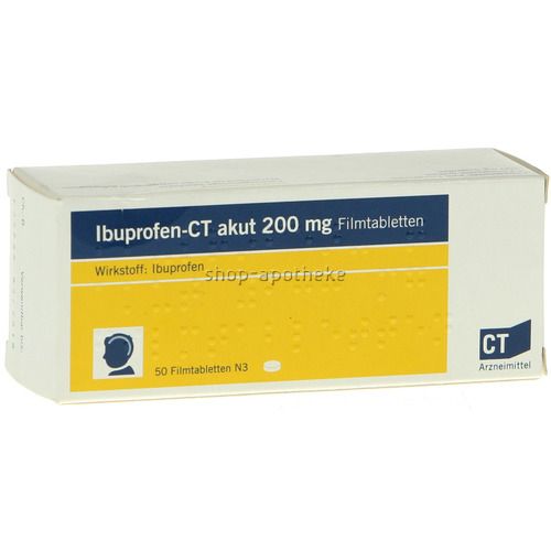 Ibuprofen CT akut 200mg Filmtabletten
