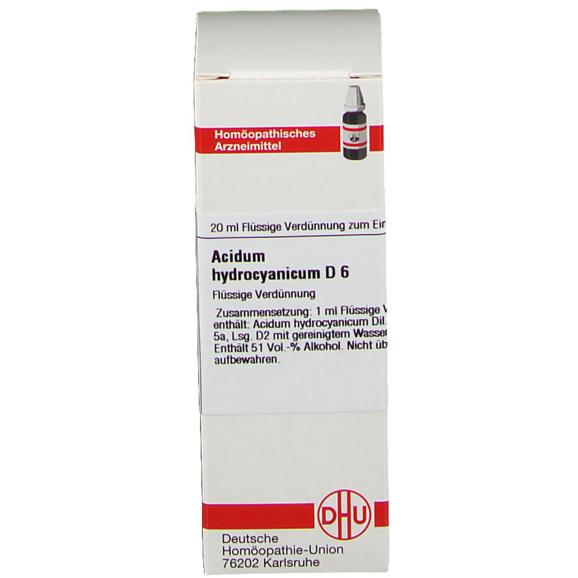 DHU Acidum Hydrocyanicum D6