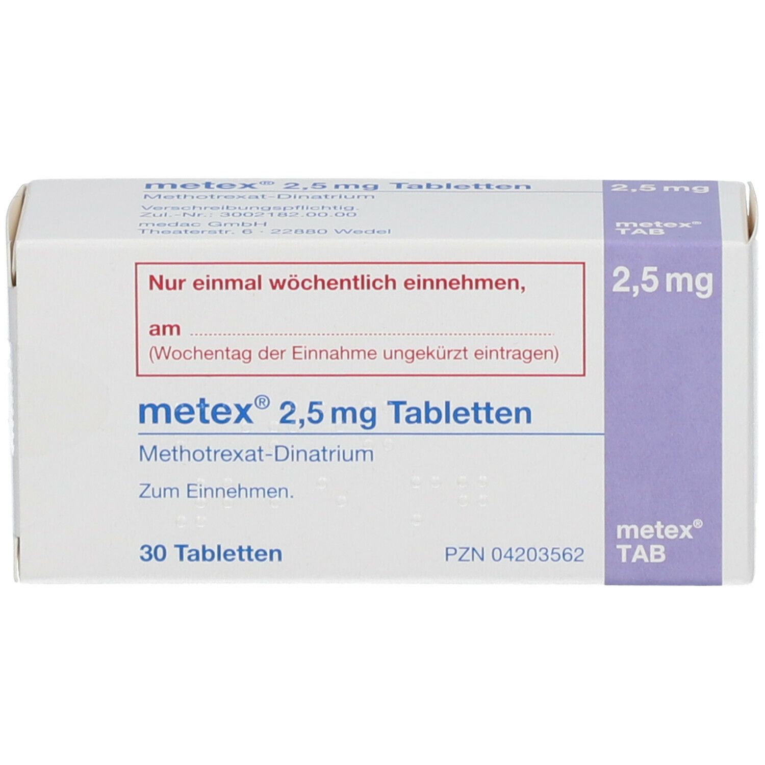 metex® 2,5 mg