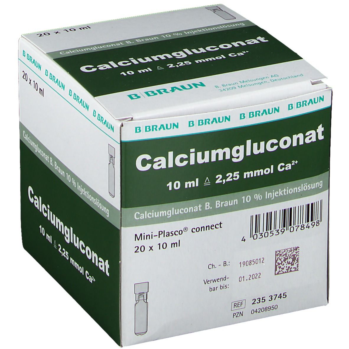 Calciumgluconat 10 % Injektionslösung