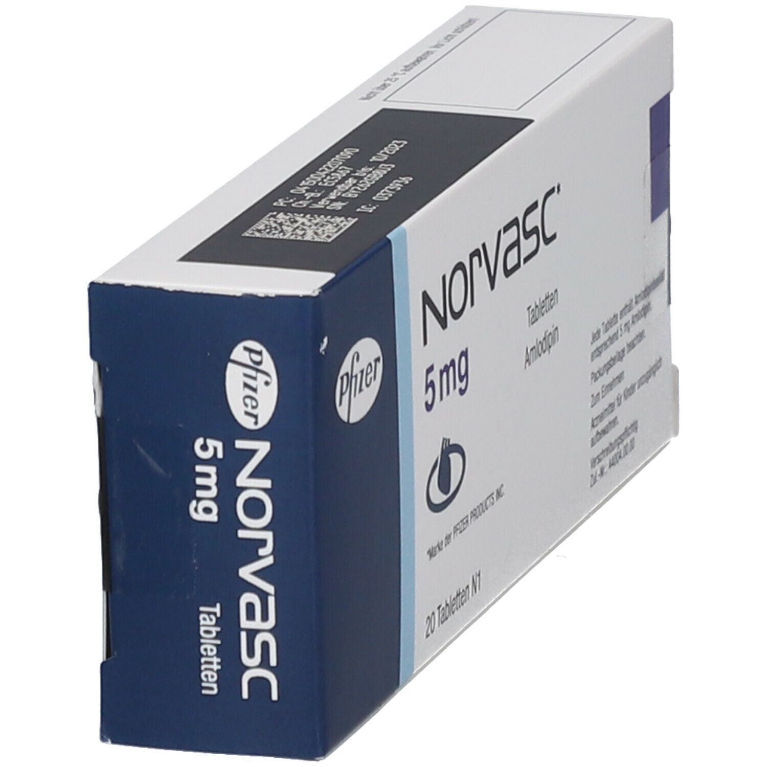 Norvasc 5 mg 20 St mit dem E-Rezept kaufen - Shop Apotheke