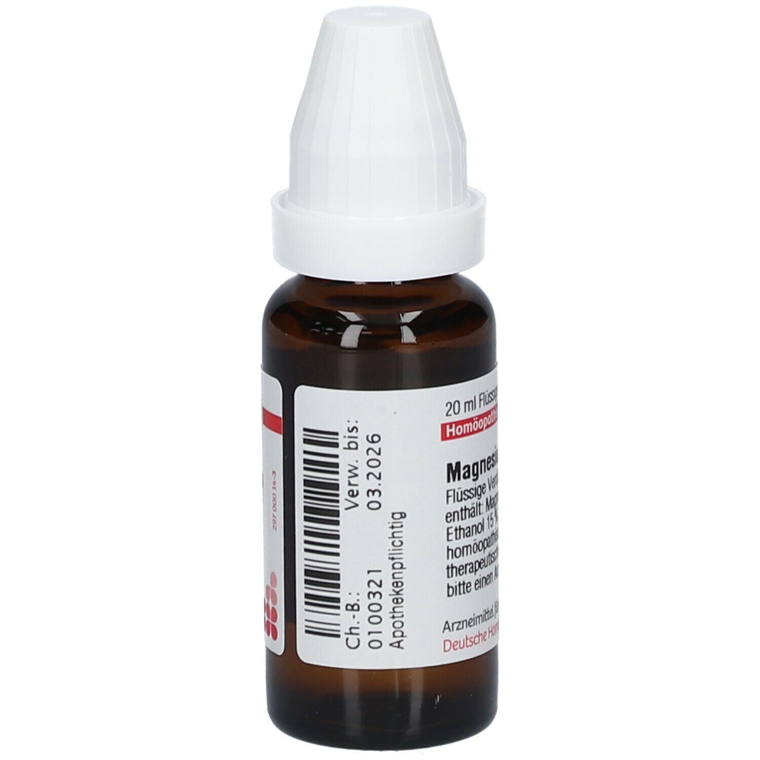 Magnesium Sulfuricum D 6 Dilution 20 ml