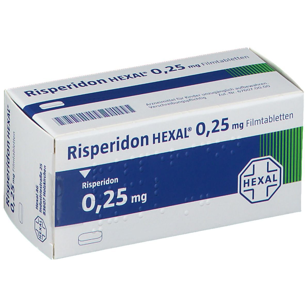 Risperidon Hexal 0,25 mg Filmtabletten 50 St