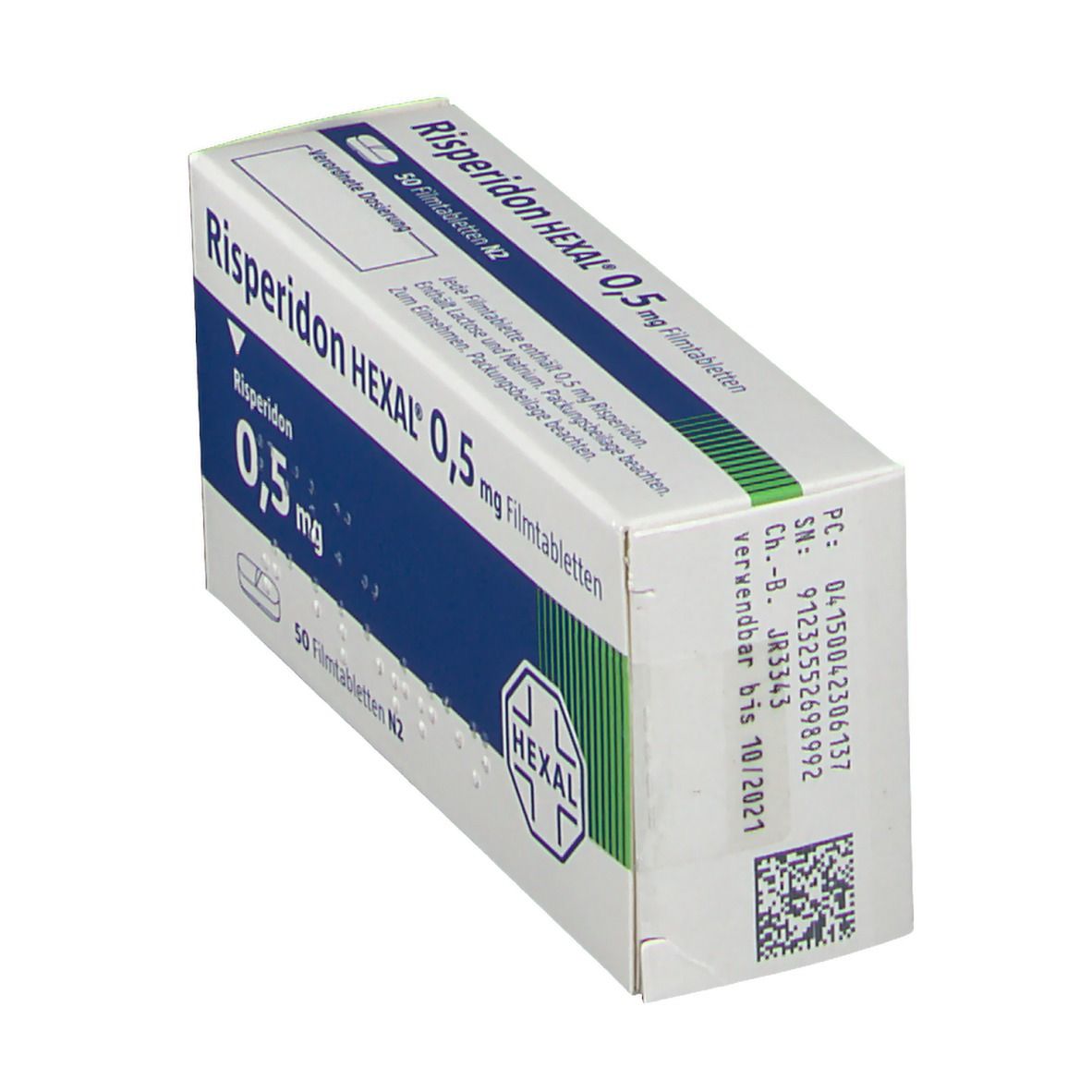 Risperidon Hexal 0,5 mg Filmtabletten 20 St