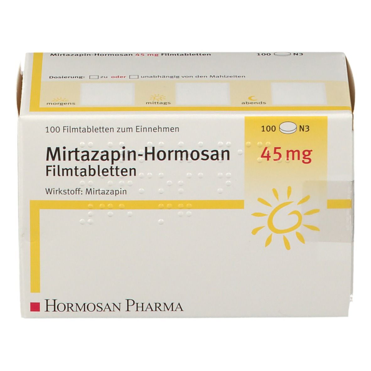 Mirtazapin-Hormosan 45 mg