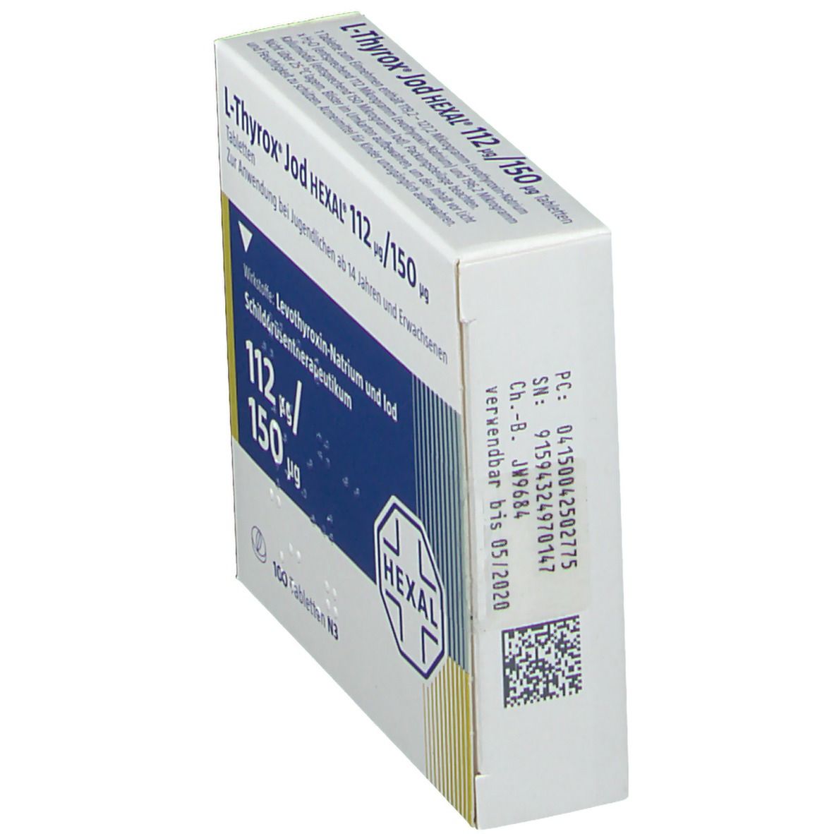 L-Thyrox® Jod HEXAL® 112 µg/150 µg
