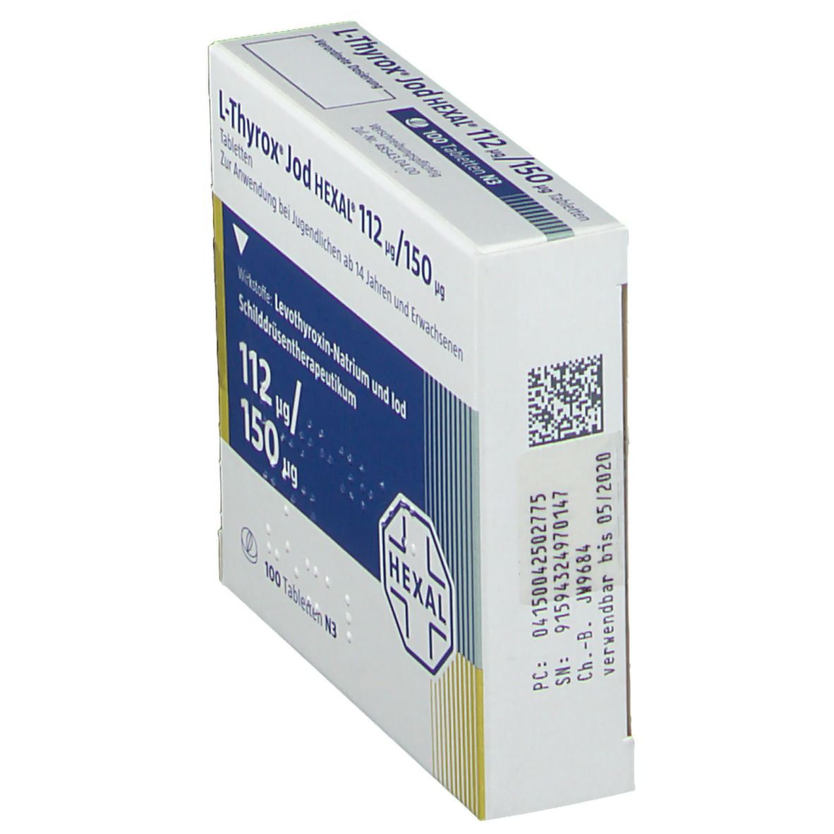 L-Thyrox® Jod HEXAL® 112 µg/150 µg