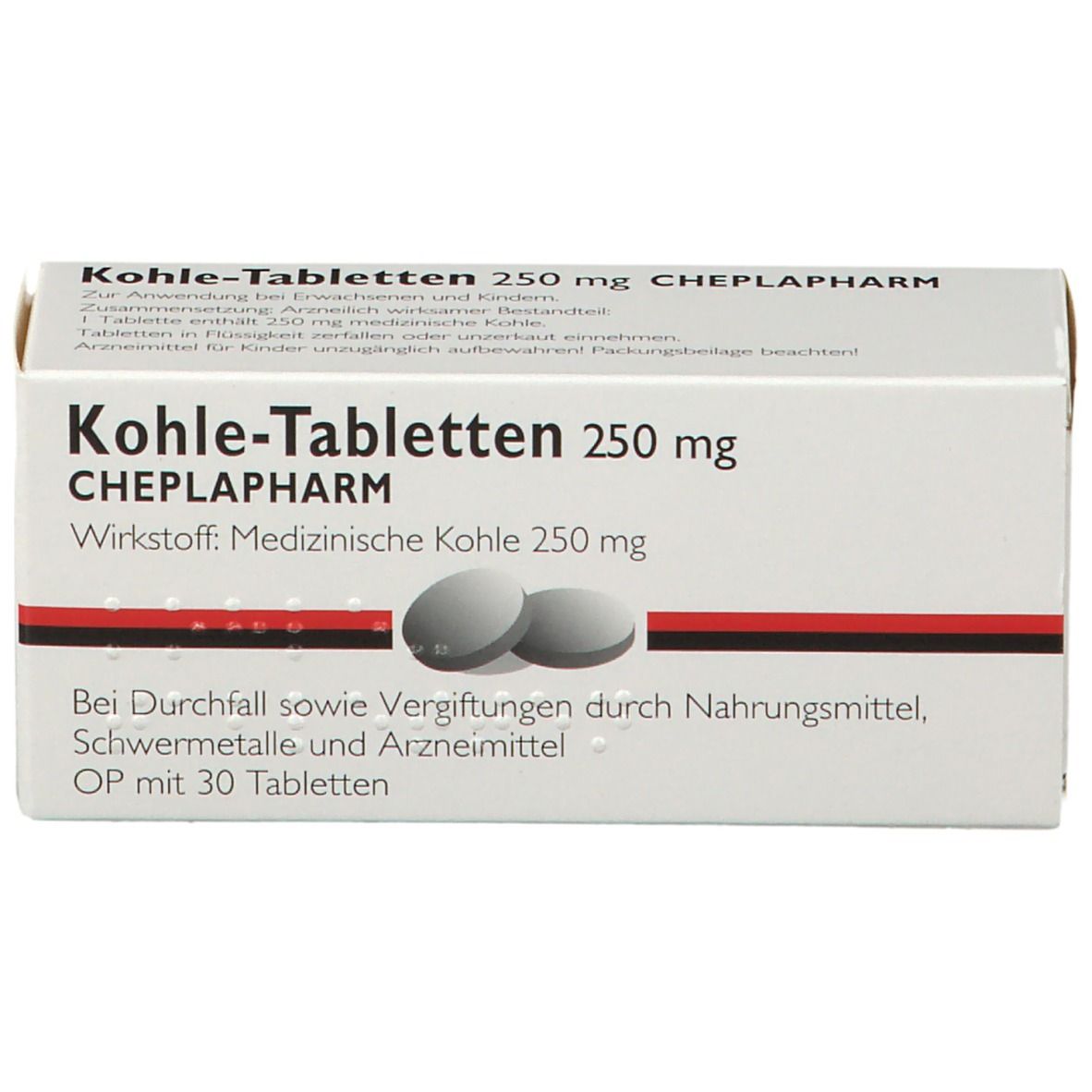 Kohle-Tabletten 250 mg