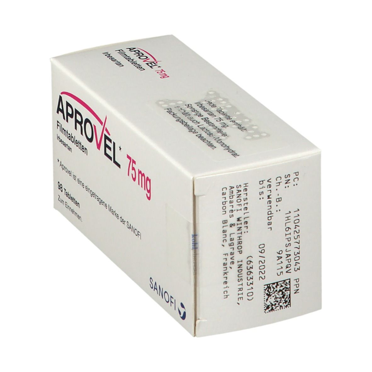 Aprovel 75 mg Filmtabletten 98 St