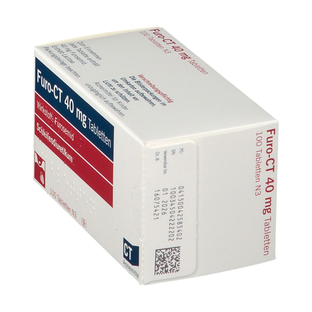 Furo-Ct 40 mg Tabletten 100 St