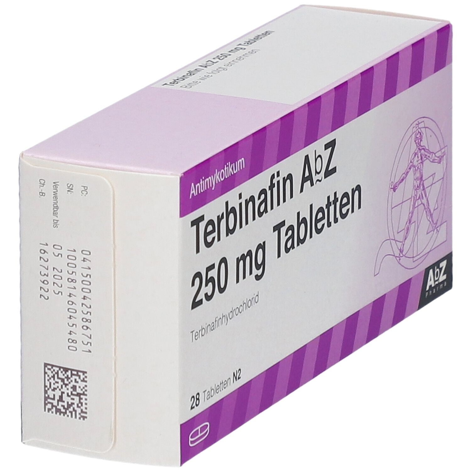 Terbinafin AbZ 250 mg Tabletten 28 St