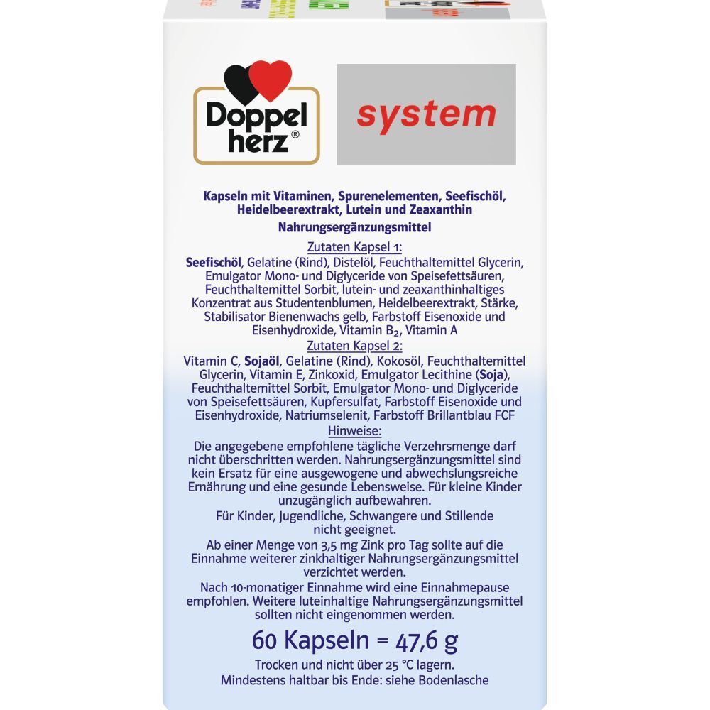 Doppelherz® system AUGEN SEHKRAFT + SCHUTZ