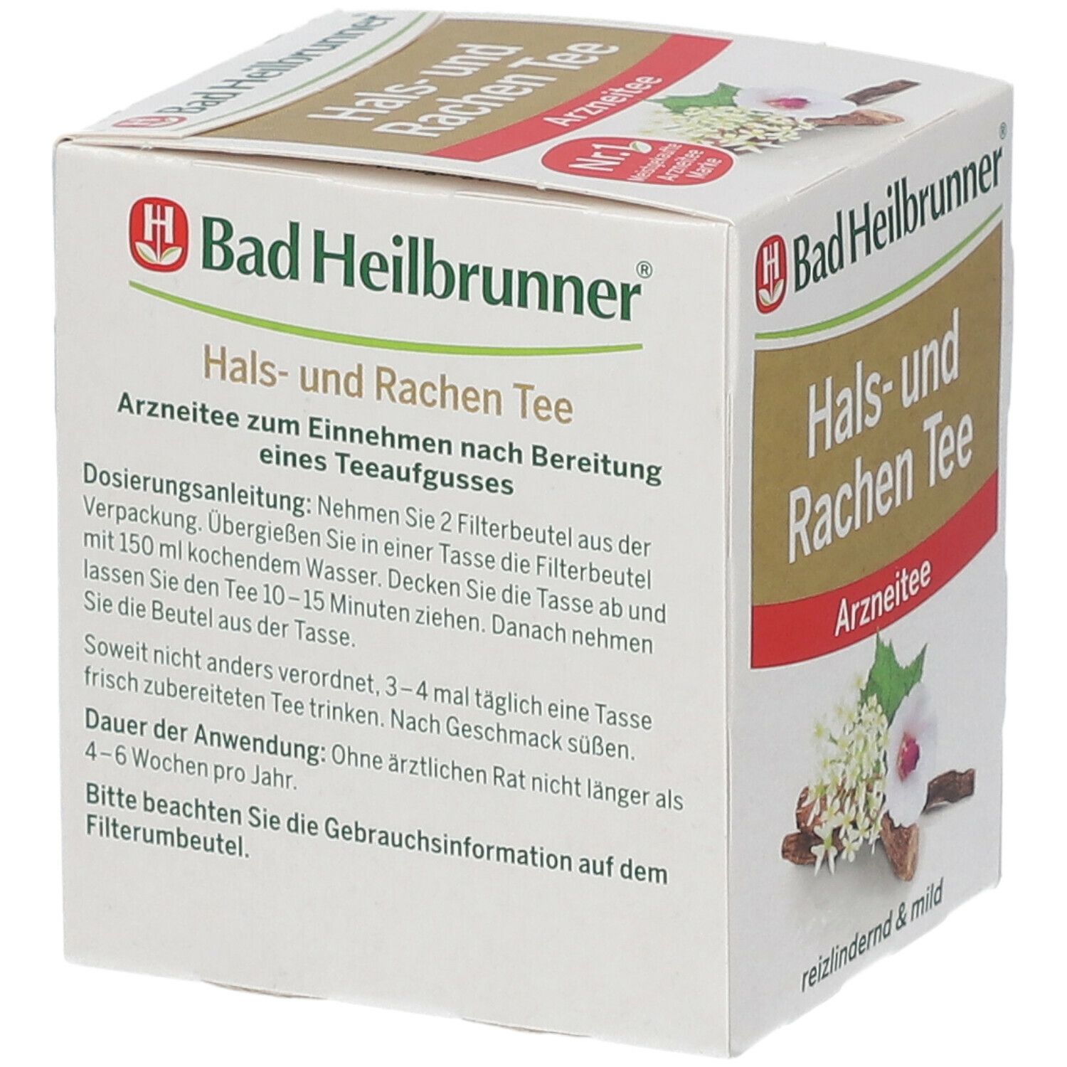 Bad Heilbrunner® Hals- und Rachen Tee