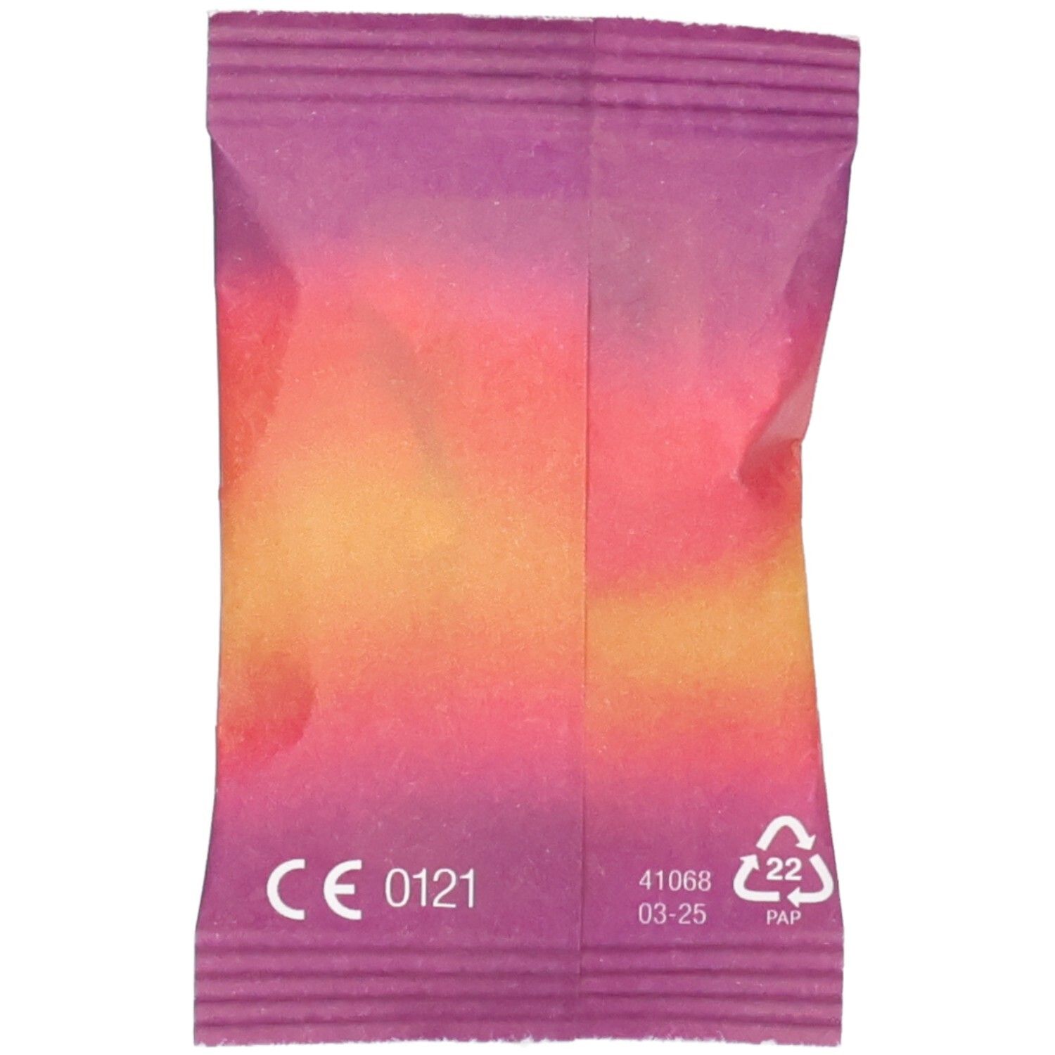 Rückseite einer Verpackung für Moldex Pura-Fit Gehörschutzstöpsel mit CE-Kennzeichnung.
