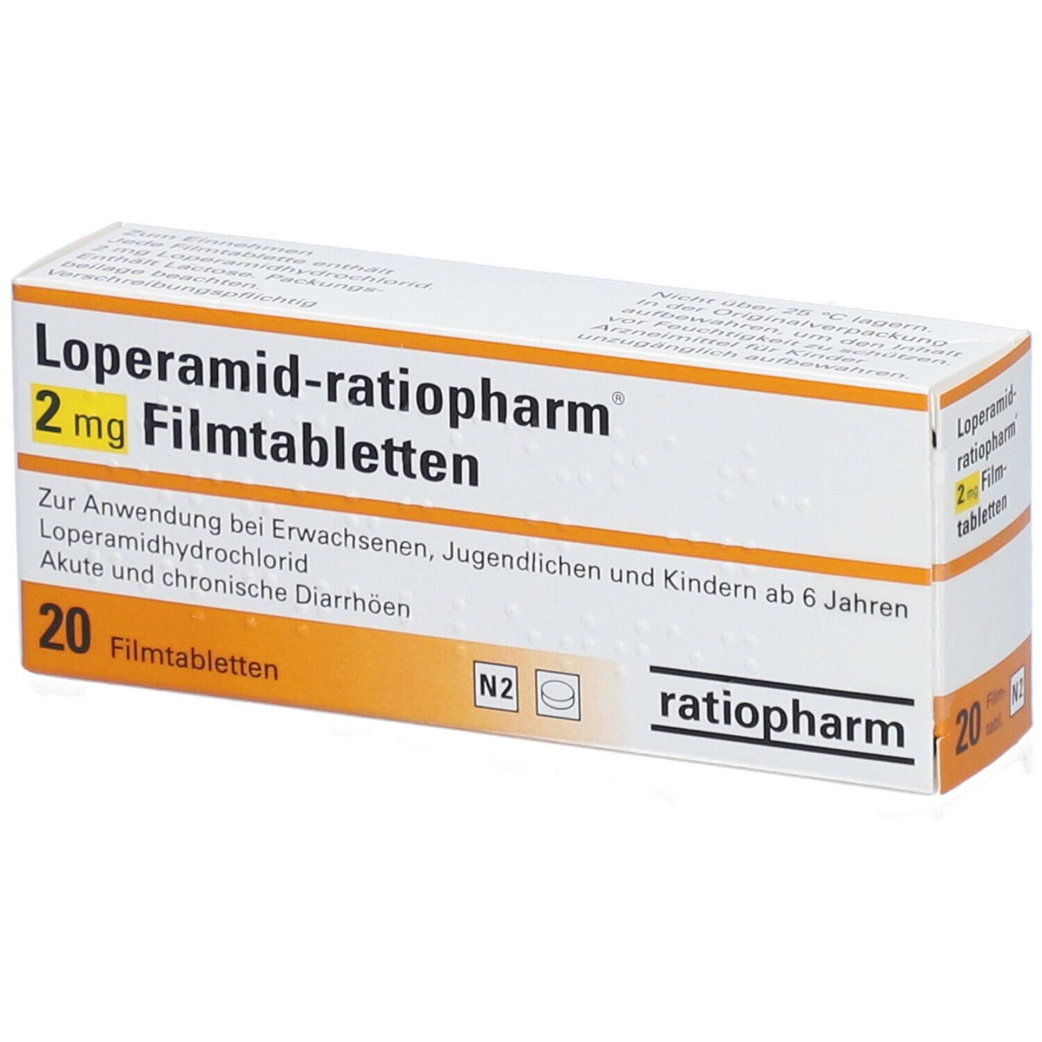 Loperamid-ratiopharm® 2 mg