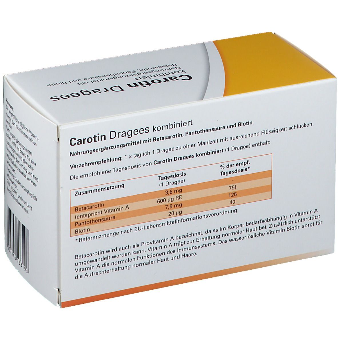 Twardy® Carotin Dragees