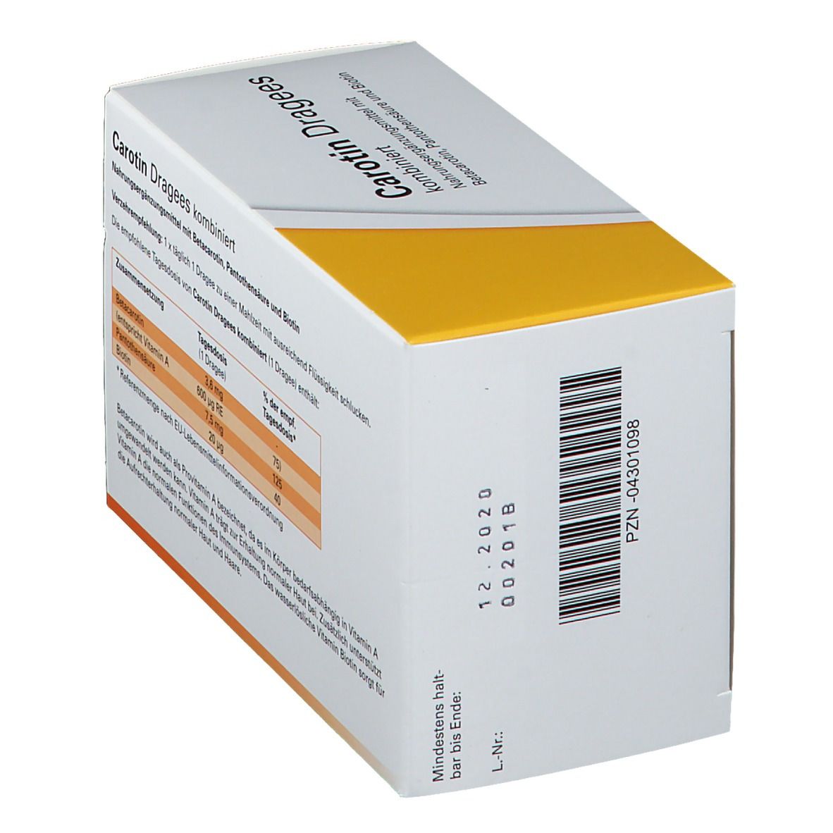 Twardy® Carotin Dragees