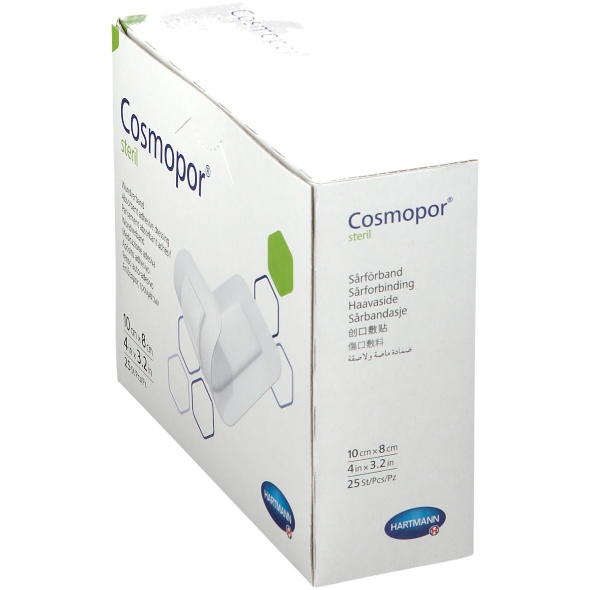 Cosmopor® steril 8 x 10 cm 25 St - SHOP APOTHEKE