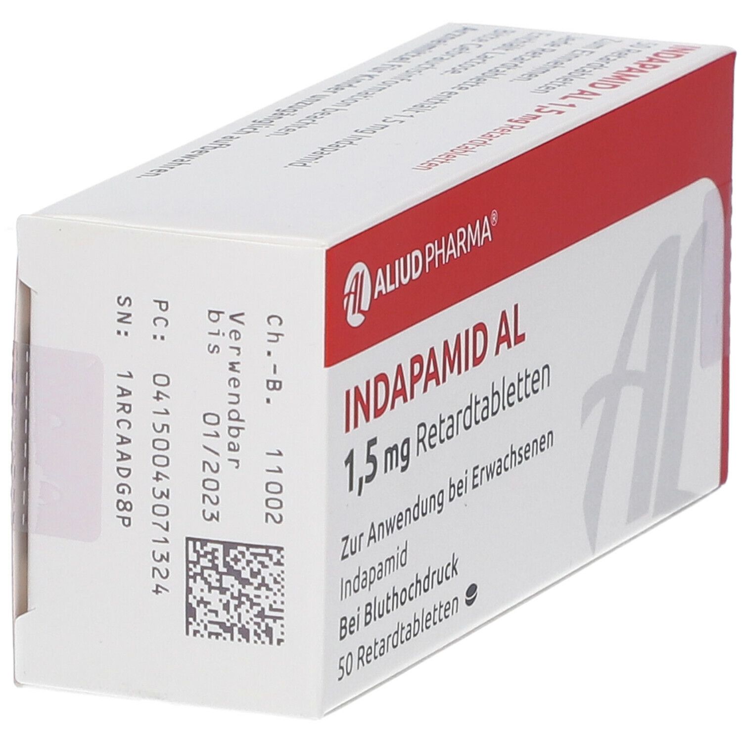 Indapamid AL 1,5 mg