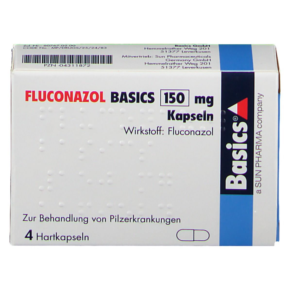 FLUCONAZOL BASICS 150 mg