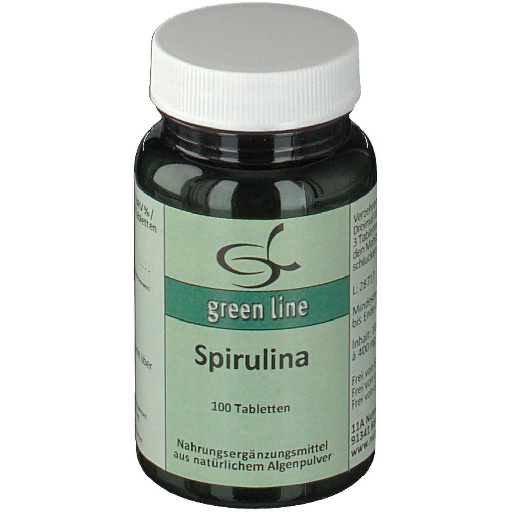 green line NUTRITHEKE Spirulina