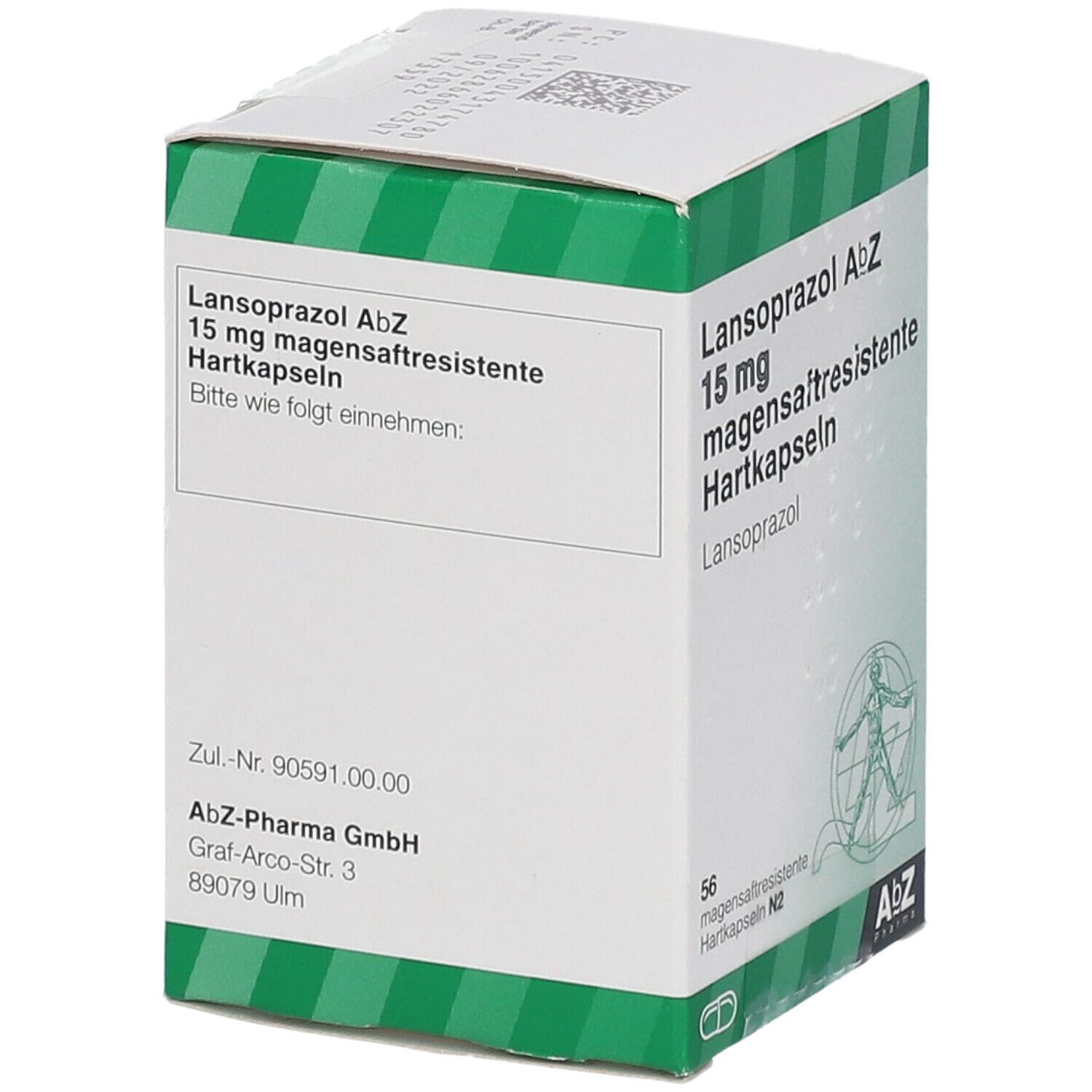 Lansoprazol AbZ 15 mg magensaftres.Hartkaps. 56 St Kapseln magensaftresistent