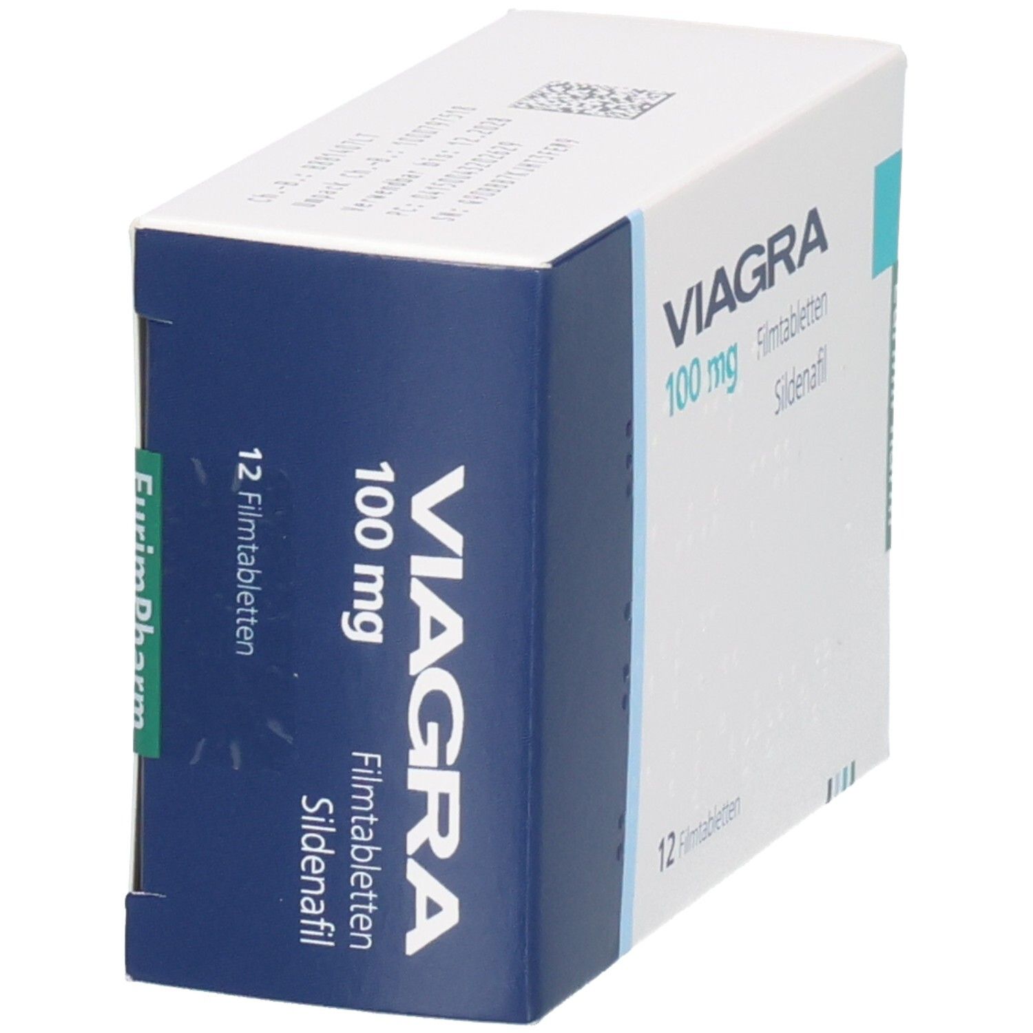 Viagra 100 mg Filmtabletten Sildenafil, 12 Stück.