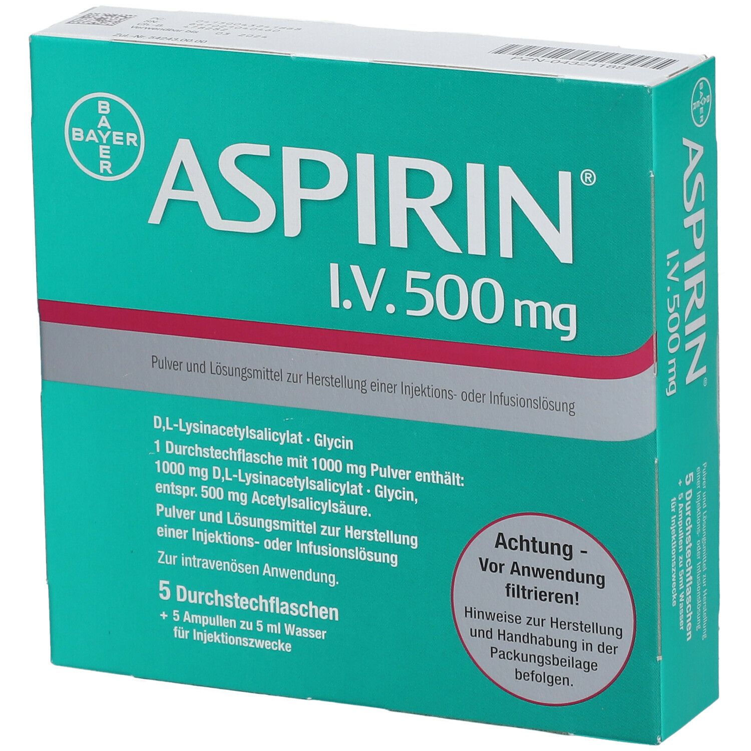 ASPIRIN® I.V. 500 mg
