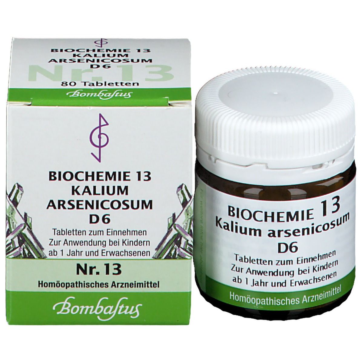 Bombastus Biochemie 13 Kalium arsenicosum D 6 Tabletten