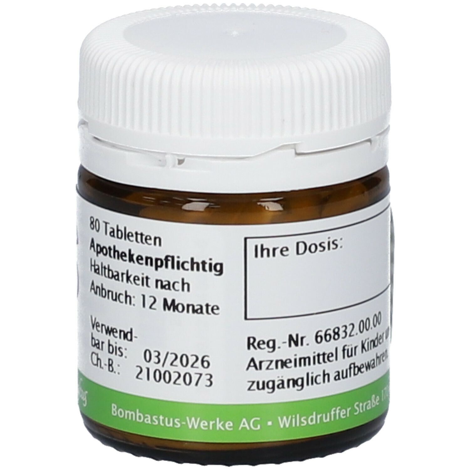 Bombastus Biochemie 1 Calcium fluoratum D 6 Tabletten