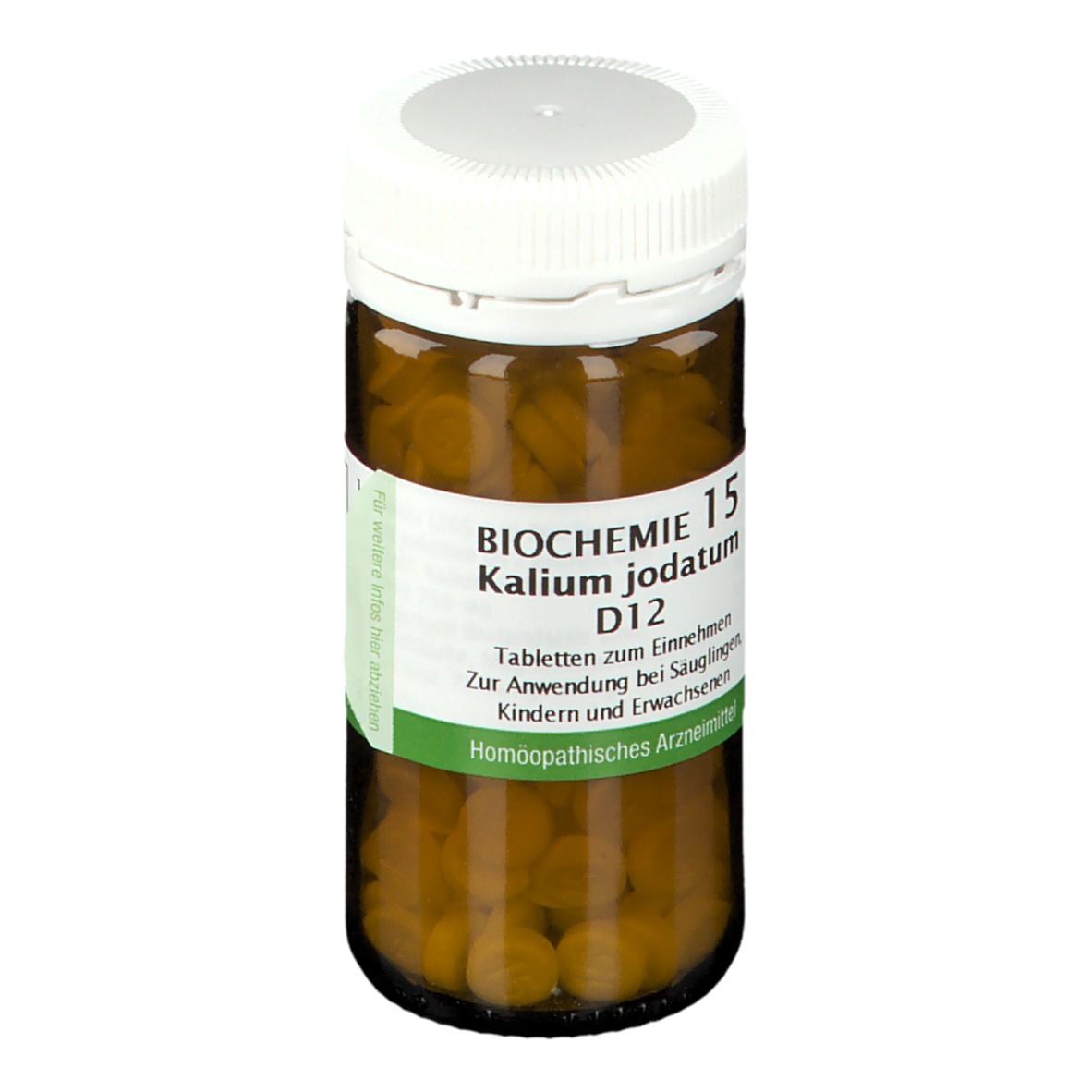 BIOCHEMIE 15 Kalium jodatum D12 Tabletten