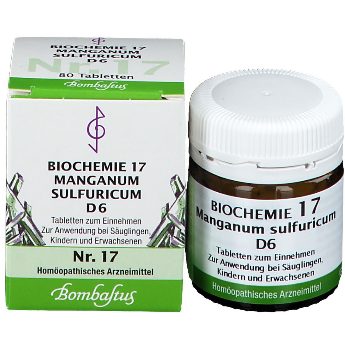 BIOCHEMIE 17 Manganum Sulfuricum D6