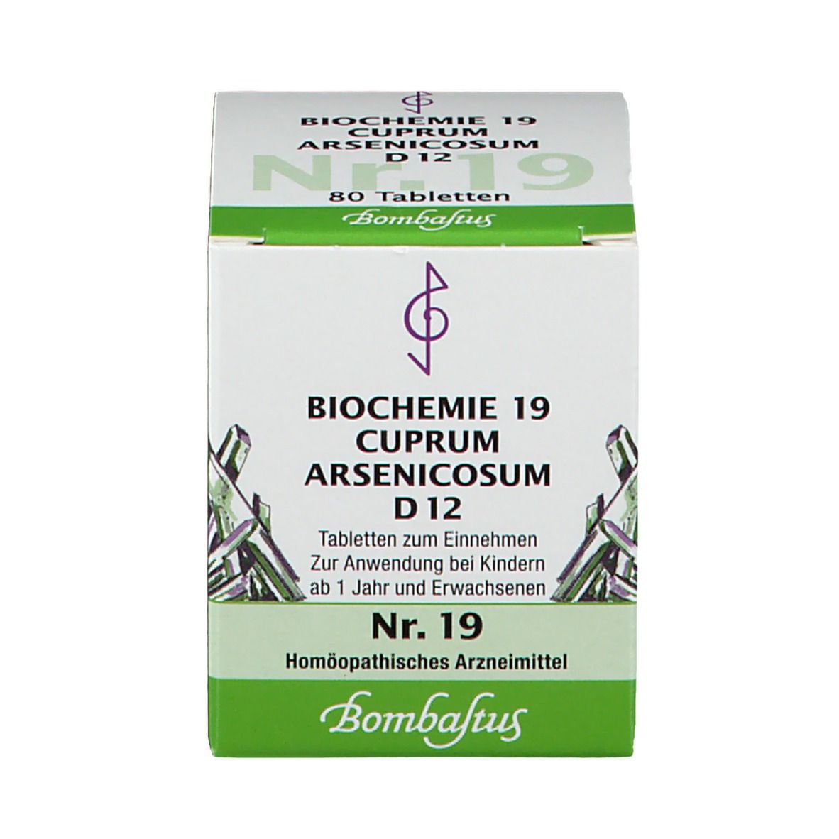 Bombastus Biochemie 19 Cuprum arsenicosum D 12 Tabletten