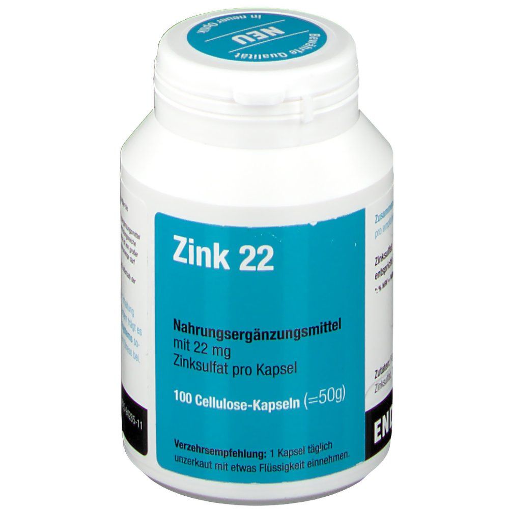 Zink 22 Kapseln 100 St