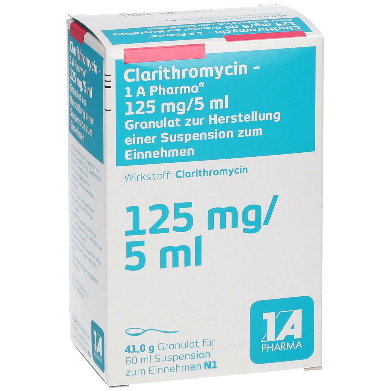 Clarithromycin - 1 A Pharma® 125 mg/5 ml