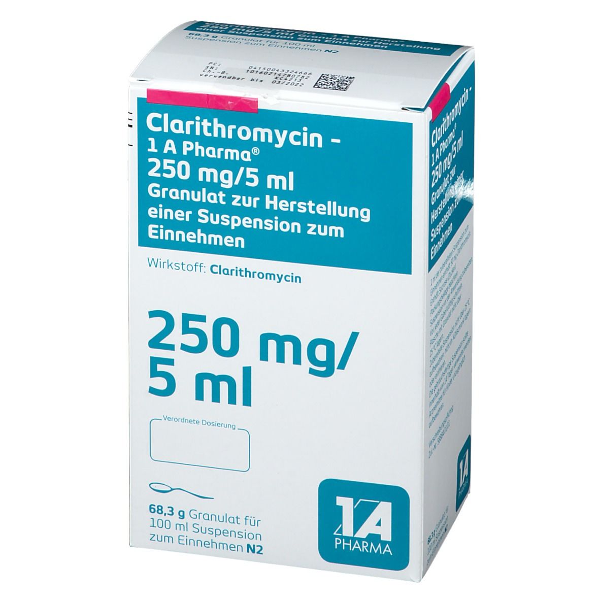 Clarithromycin 1A250Mg/5Ml