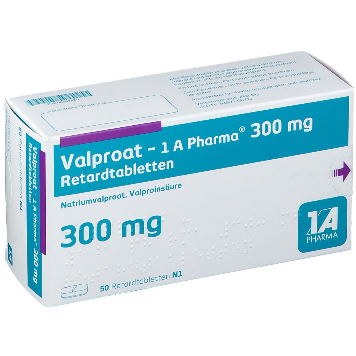 Valproat - 1 A Pharma® 300 mg