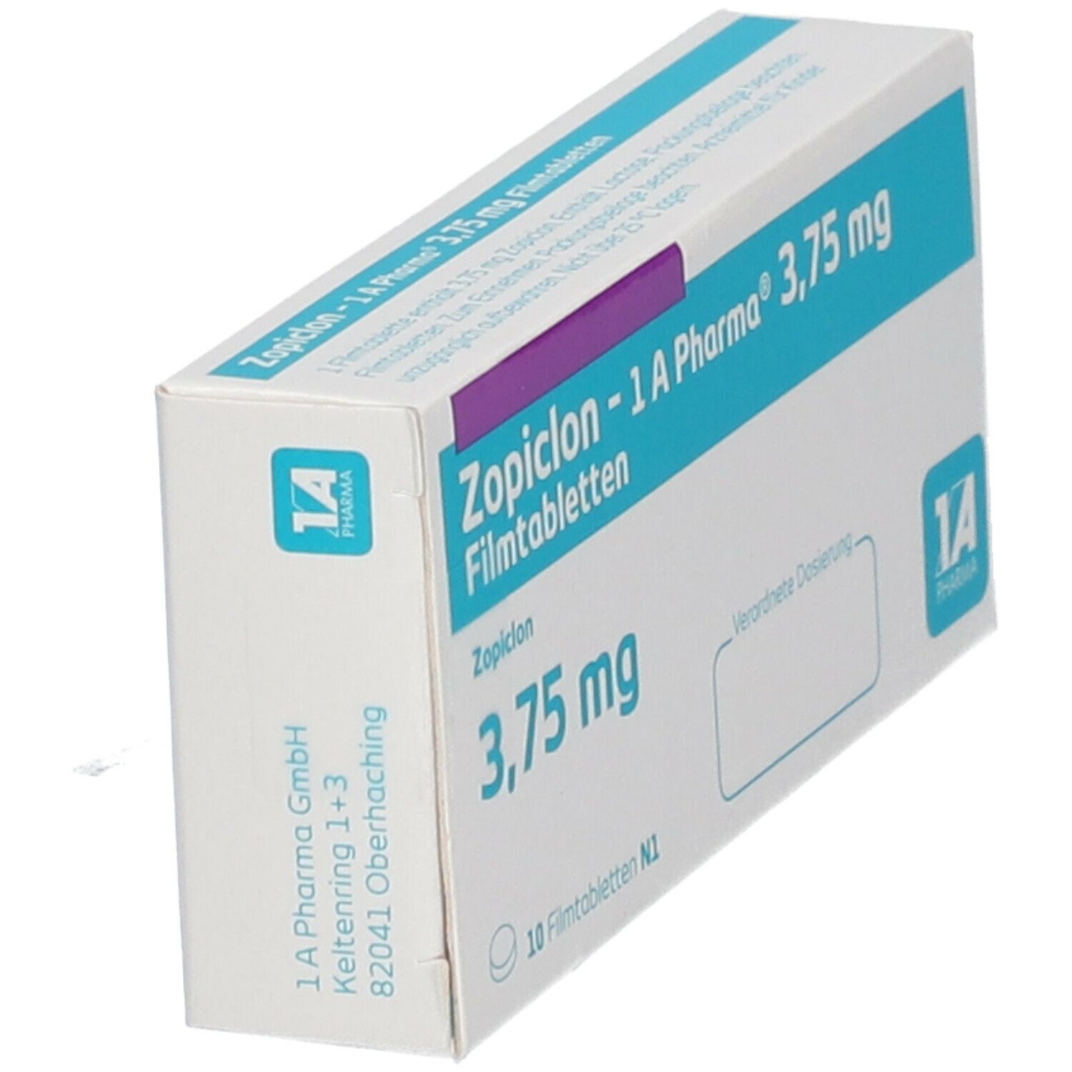 Zopiclon-1A Pharma 3,75 mg Filmtabletten 10 St