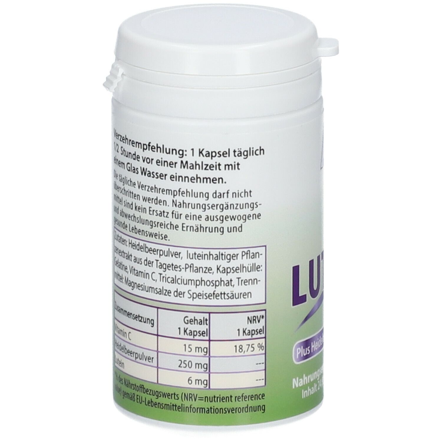 Lutein Kapseln 6 mg + Heidel