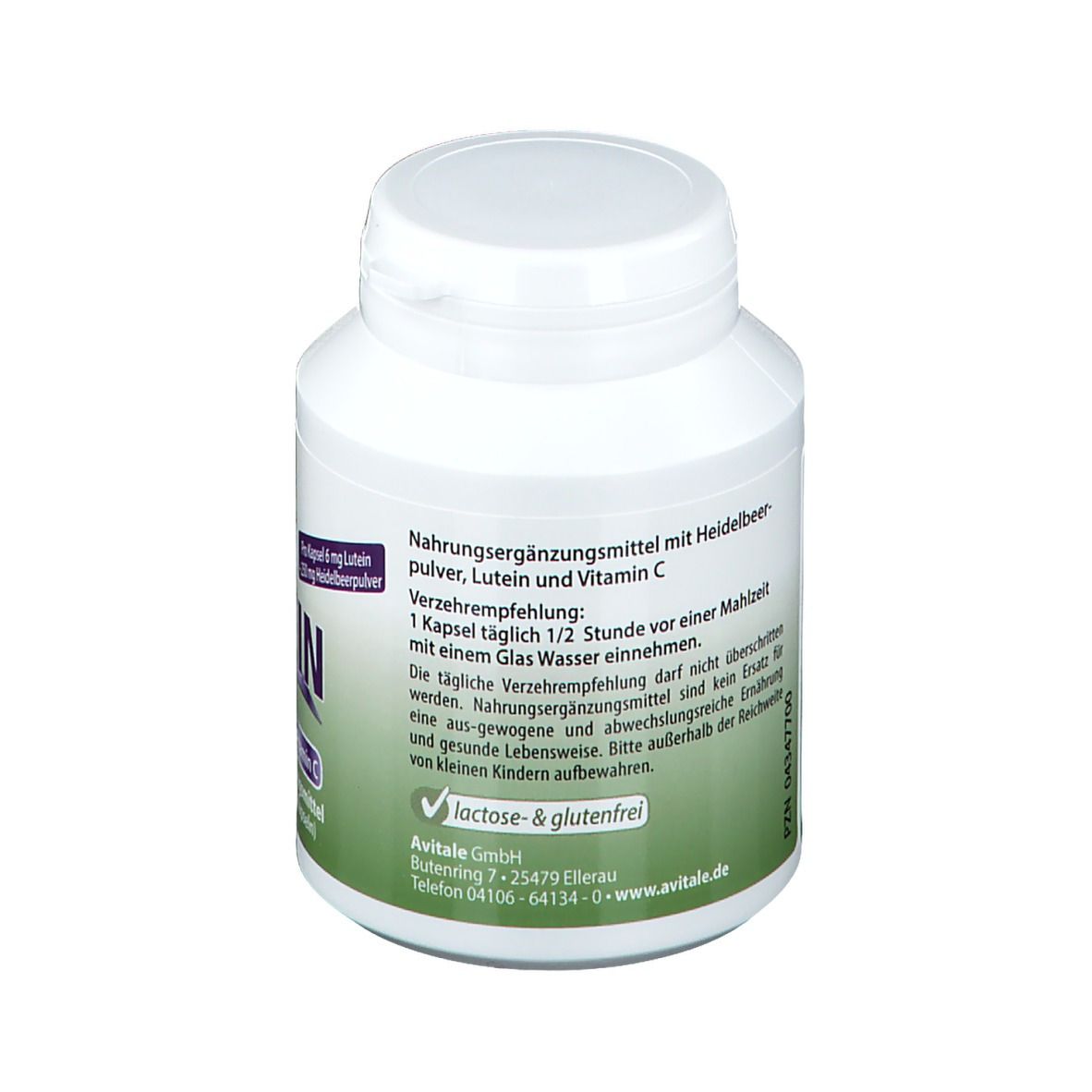 Lutein Kapseln 6 mg + Heidelbeer & Vitamin C