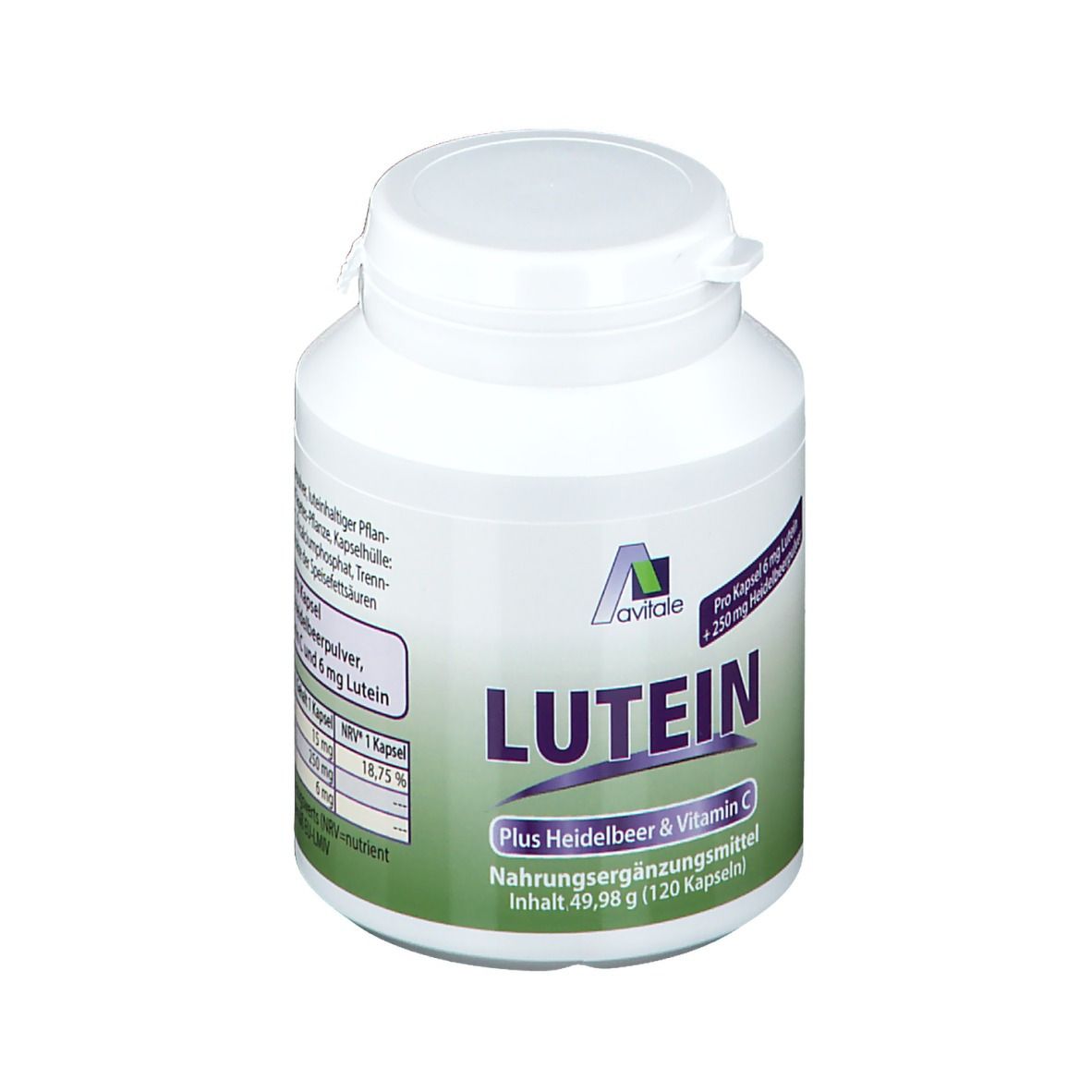 Avitale Lutein Kapseln 6 mg+ Heidelbeer