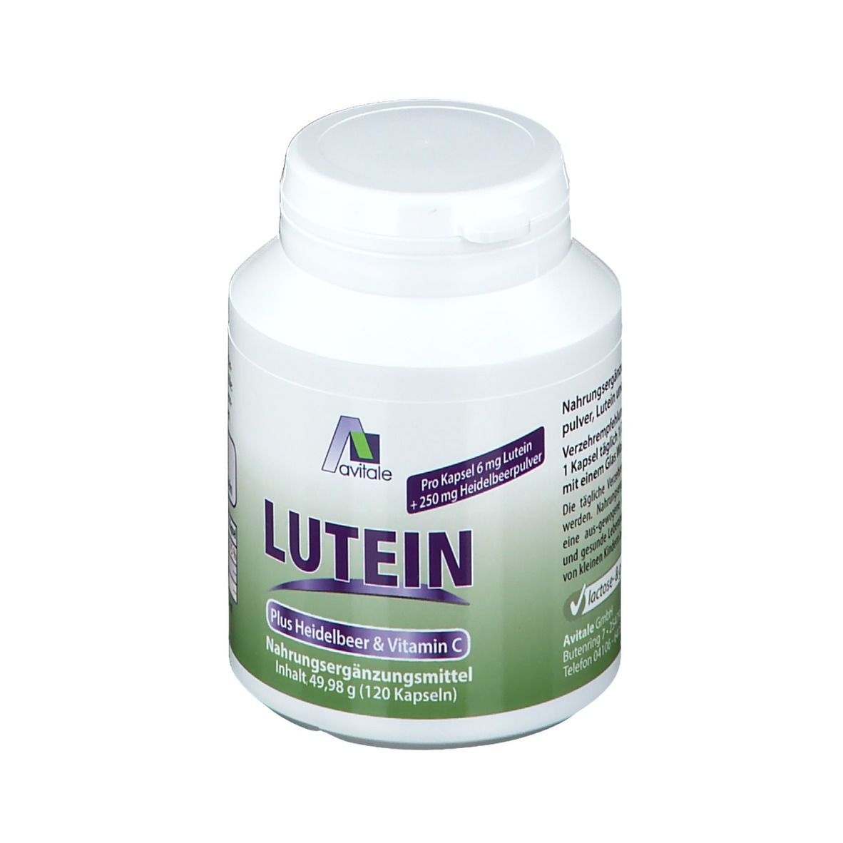 Avitale Lutein Kapseln 6 mg+ Heidelbeer