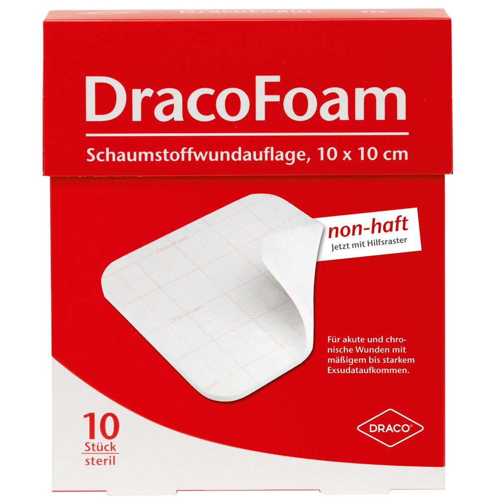 DracoFoam non-haft steril 10x10cm