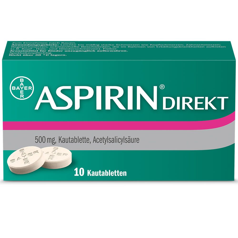 Aspirin® Direkt Kautabletten