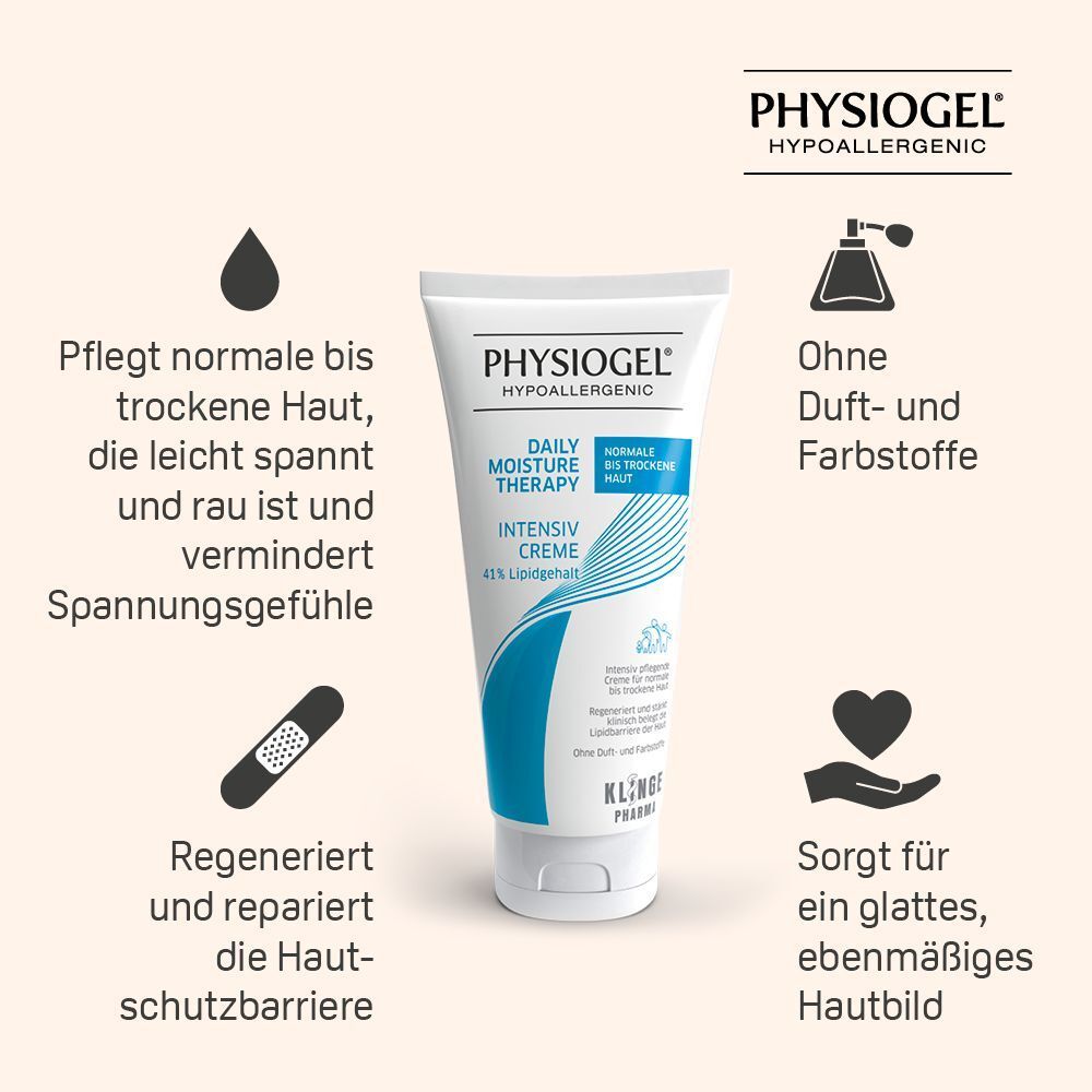 PHYSIOGEL® Daily Moisture Therapy Intensiv Creme 100ml  - normale bis trockene Haut